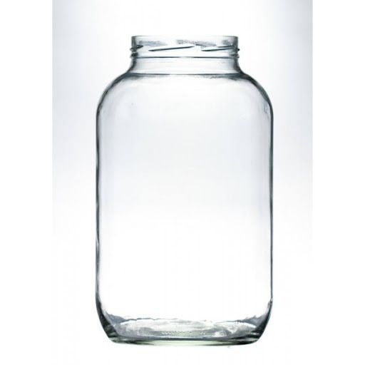Üres befőttes üveg tetővel, 2500 ml